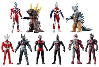 Food toy trading figure Set of 5 Types 「 Sofvi Hero vs. Ultraman 
