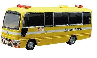 Food toy plastic model Nissan Civilian A. Enforcement Vehicle, a