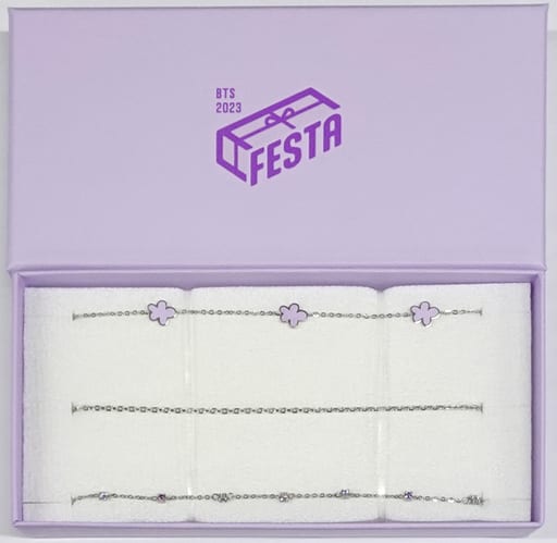 Silver products, rings, accessories BTS Bracelet Set (3-piece set 