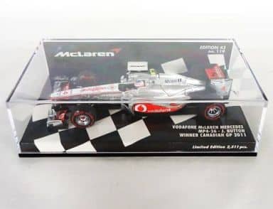 Modèle Réduit Minichamps 1/43 McLaren MP4-26 – Vainqueur GP Canada 2011 Piloté Par Jenson Button – Occasion, Collection F1
