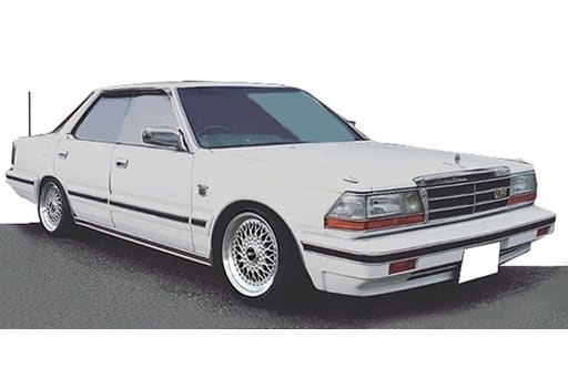 1/43 Nissan Gloria Y30 4 Door Hardtop Brougham VIP BB-Wheel (white