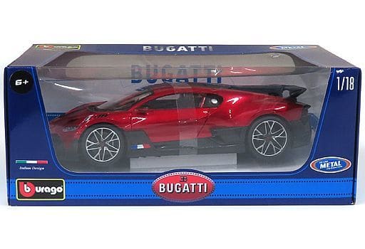 Bburago Bugatti Divo Rouge 1/18 : Miniature Métal Neuve Sous Emballage