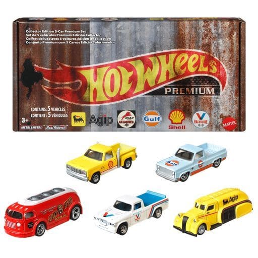 Minicar 1/64 Hot Wheels Vintage Oil Premium Box 5-Pack Set [GRM16