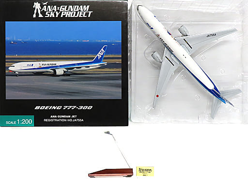 1/200 ANA GUNDAM JET BOEING 777-300#JA755A<机动战士高达>ANA×GUNDAM