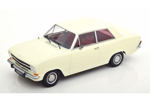 Opel Kadett B 1972 Miniature KK-Scale 1/18 – Blanche, Métal, Collection