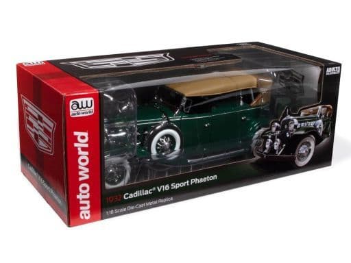 1/18 1932 Cadillac V16 Phaeton (Dark Green) [AW314] | Toy Hobby ...