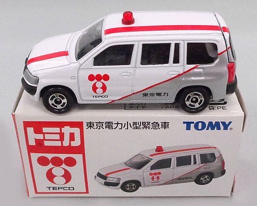 ミニカー 1/57 東京電力小型緊急車両(ホワイト×シルバー×レッド 