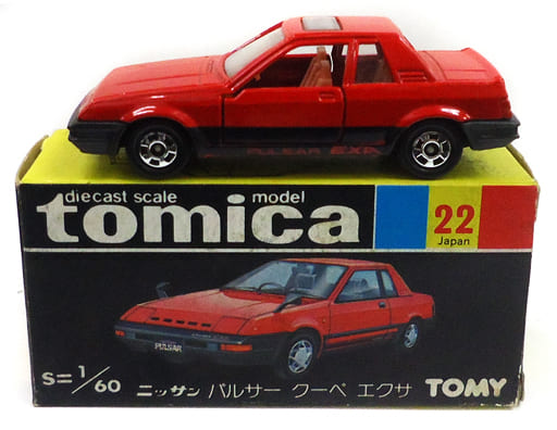 Minicar 1/60 Nissan Pulsar Coupe Exa (Red x Black / Black Box 