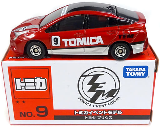 Minicar 1/65 Toyota Prius #9 (Red x Silver) 「 Tomica Event Model