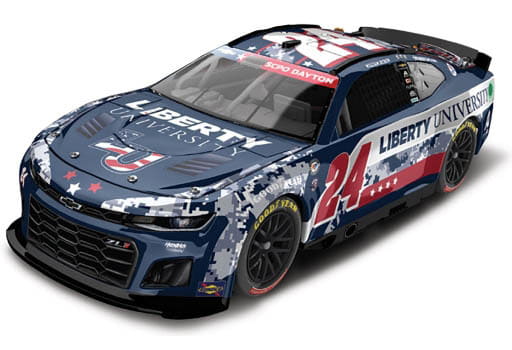 W Byron 1/24 Ho Liberty University Atlanta Win 22 Camaro Zl1