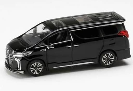 HJ64 1/64 Scale Toyota Alphard Diecast Model Car - Custom Black Pearl W/ Sunroof (Finished) - View #3
