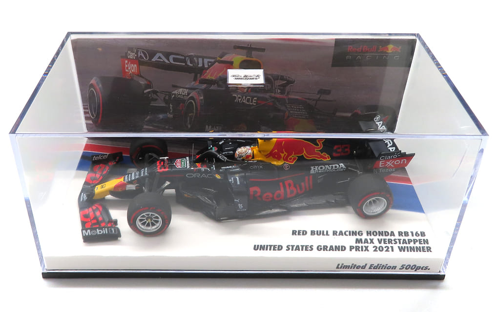 ミニカー [箱破損] 1/43 RED BULL RACING HONDA RB16B WINNER USA GP 2021 Tezos ...