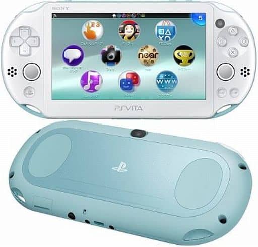 (without box&manual) PlayStaiton Vita Main Unit Wi-Fi Model Light Blue /  White [PCH-2000] (without box / manual)