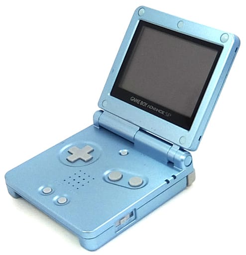 (without box&manual) Game Boy Advance SP Main Unit Pearl Blue (Box / Manual  Not Included)