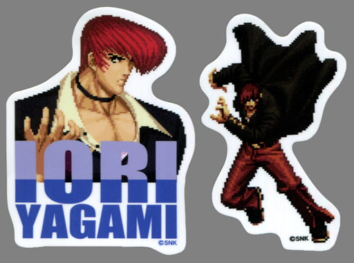 IORI YAGAMI Sticker for Sale by d0gswithknives