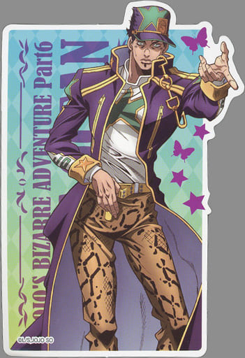 JOJO's Bizarre Adventure Part.6 Stone Ocean Deco Sticker Jotaro Kujo Japan  rare