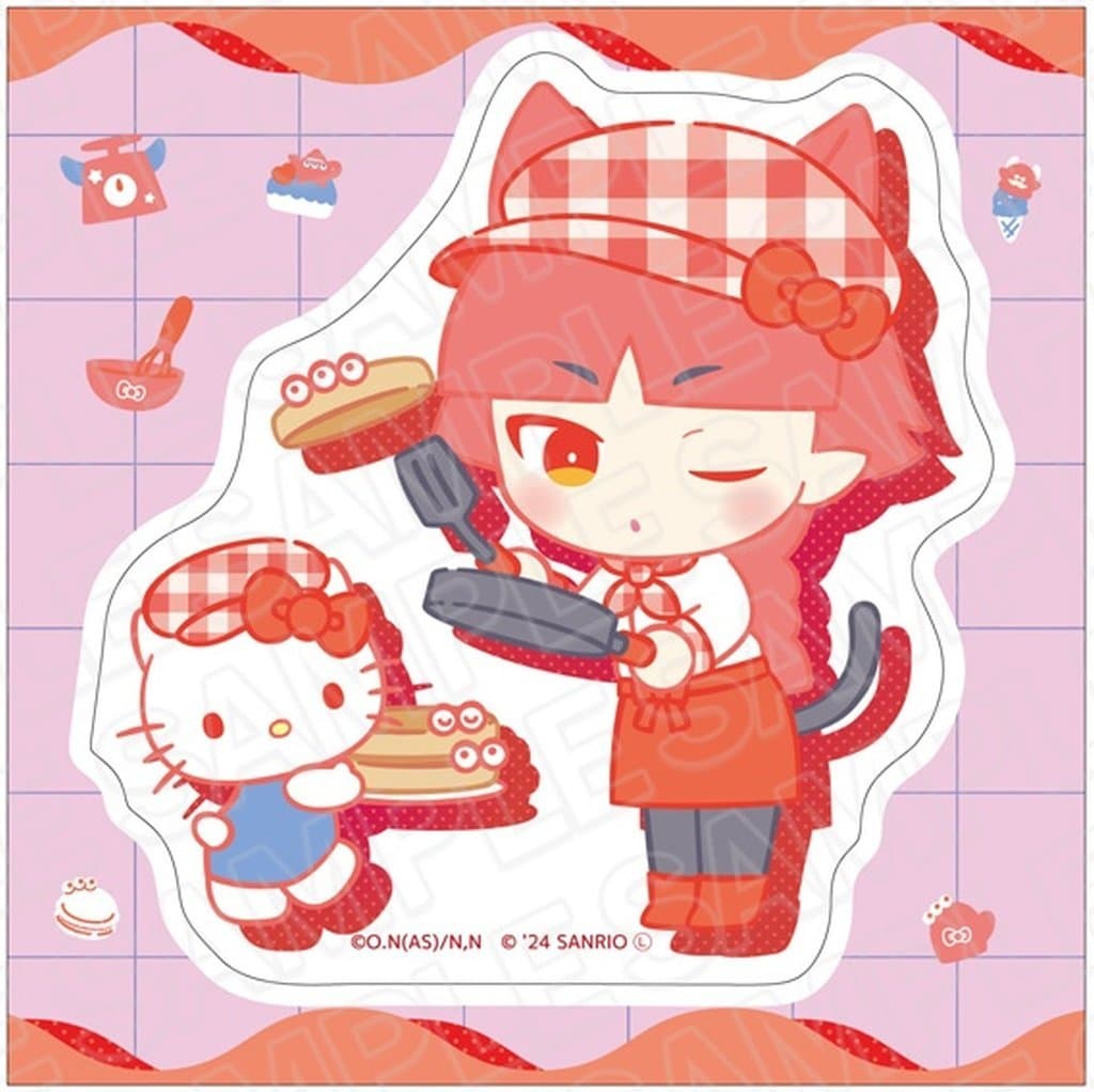Opera x Hello Kitty (sweet ver.) Die Cut Sticker 