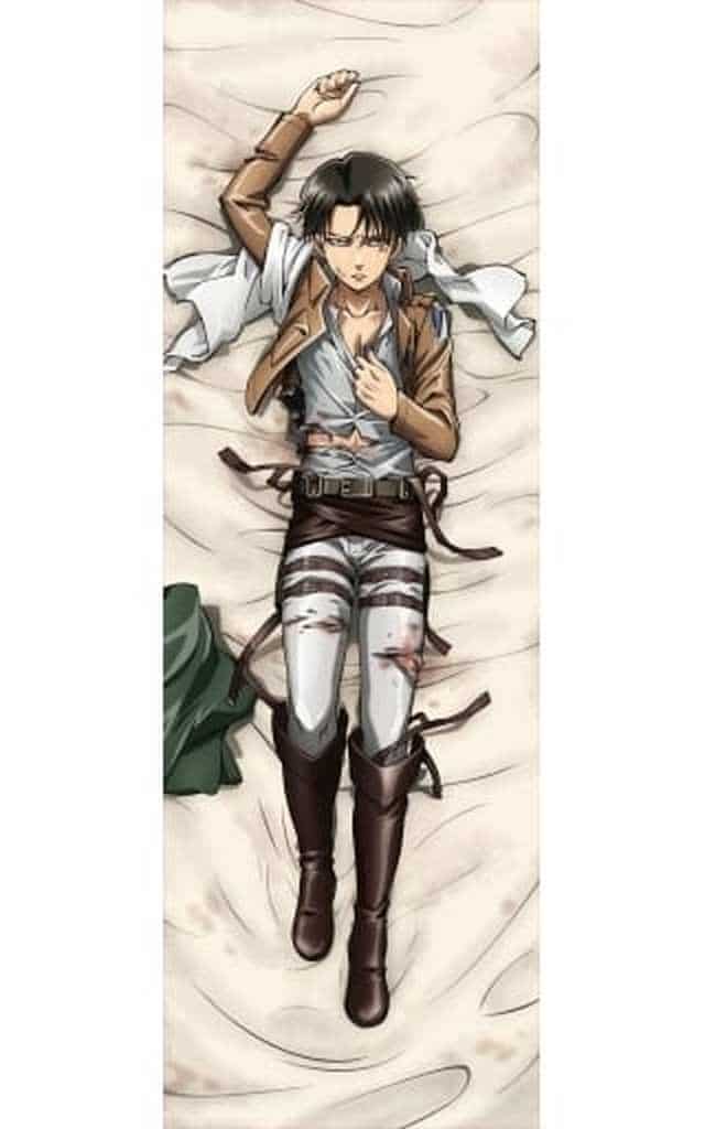 [Damaged Item] B. Captain Levi, Body Pillow Cover "Attack on Titan