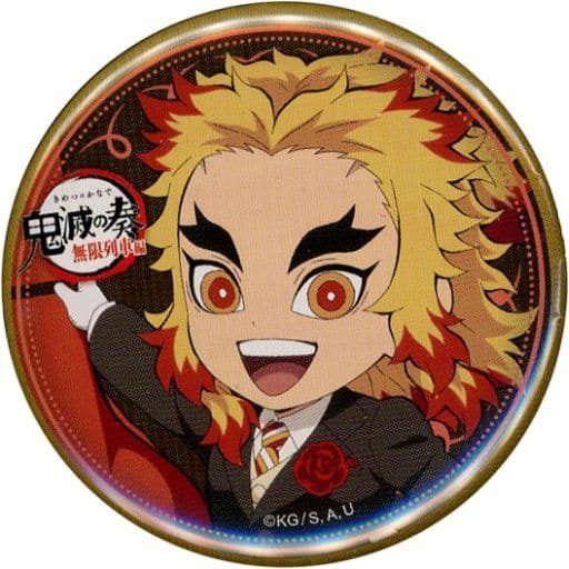 Kyojuro Rengoku (regular version)' Theater version : Demon Slayer: Kimetsu  no Yaiba Mugen Train Version : Orchestra Concert : Oni-no-so Random metal  badge', Goods / Accessories