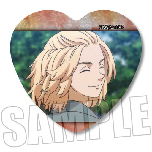 Badge Pins O. Manjiro SANO (Mikey) Memories Heart metal badge