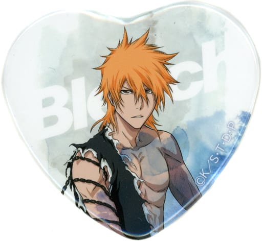 Ichigo Kurosaki Heart-shaped metal badge KUJI Hikido Bleach - Bleach -  Online KUJI MY SWORD, MY SOUL 10-chain set Purchase benefits, Goods /  Accessories