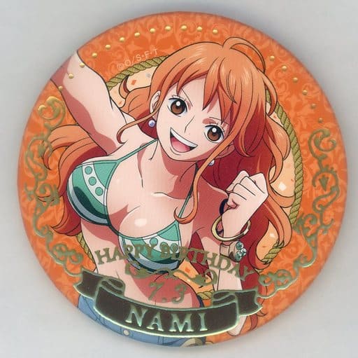 ONE PIECE Birthday Jewelry metal badge July (2023)