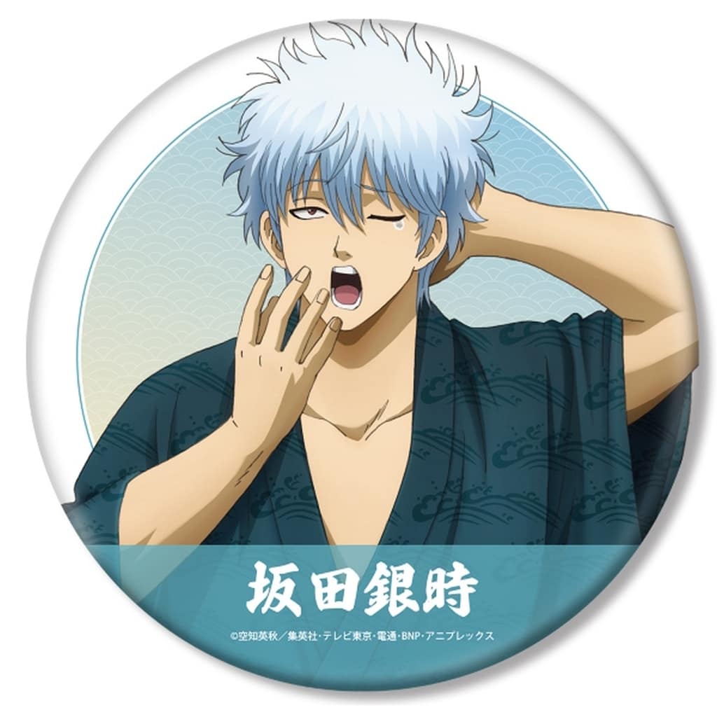 銀魂 坂田銀時 ネームバッジ】銀魂 描き下ろし 坂田銀時 一日の始まり