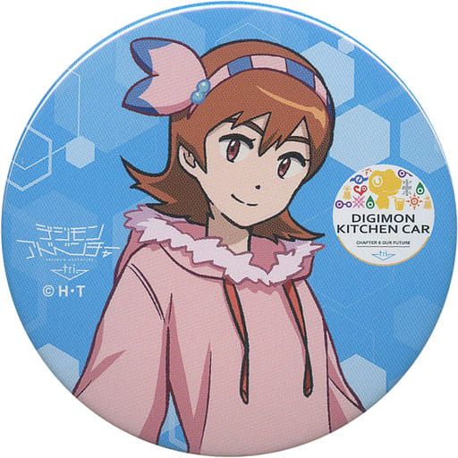 Badge Pins (Victor Character) Sora Takenouchi 「 DIGIMON ADVENTURE tri.  catering car produced by animatecafe Trading metal badge 」, Goods /  Accessories