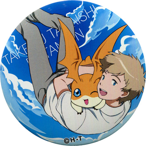 Badge Pins (Victor Character) Sora Takenouchi 「 DIGIMON ADVENTURE tri.  catering car produced by animatecafe Trading metal badge 」, Goods /  Accessories