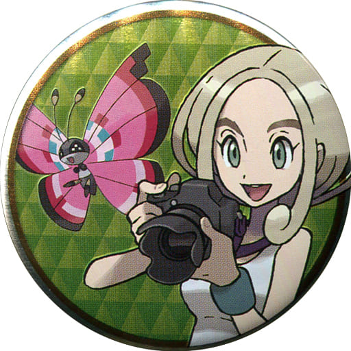 Badge Pins (Victor Character) Viola & Vivillon 「 Pocket Monsters metal ...