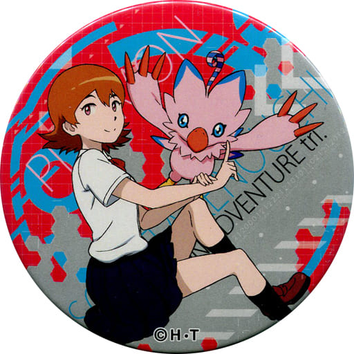 Badge Pins (Victor Character) Sora Takenouchi 「 DIGIMON ADVENTURE tri.  catering car produced by animatecafe Trading metal badge 」, Goods /  Accessories