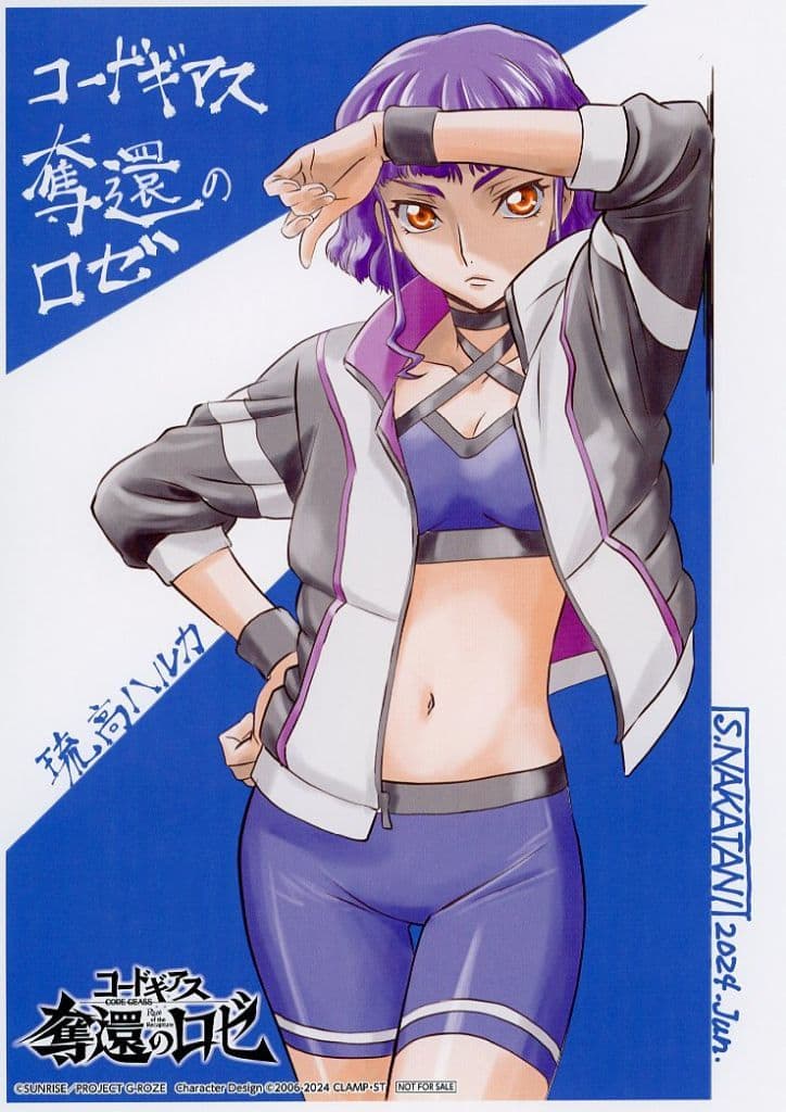 Haruka 琉高 Main Staff's newly drawn visual sheet 