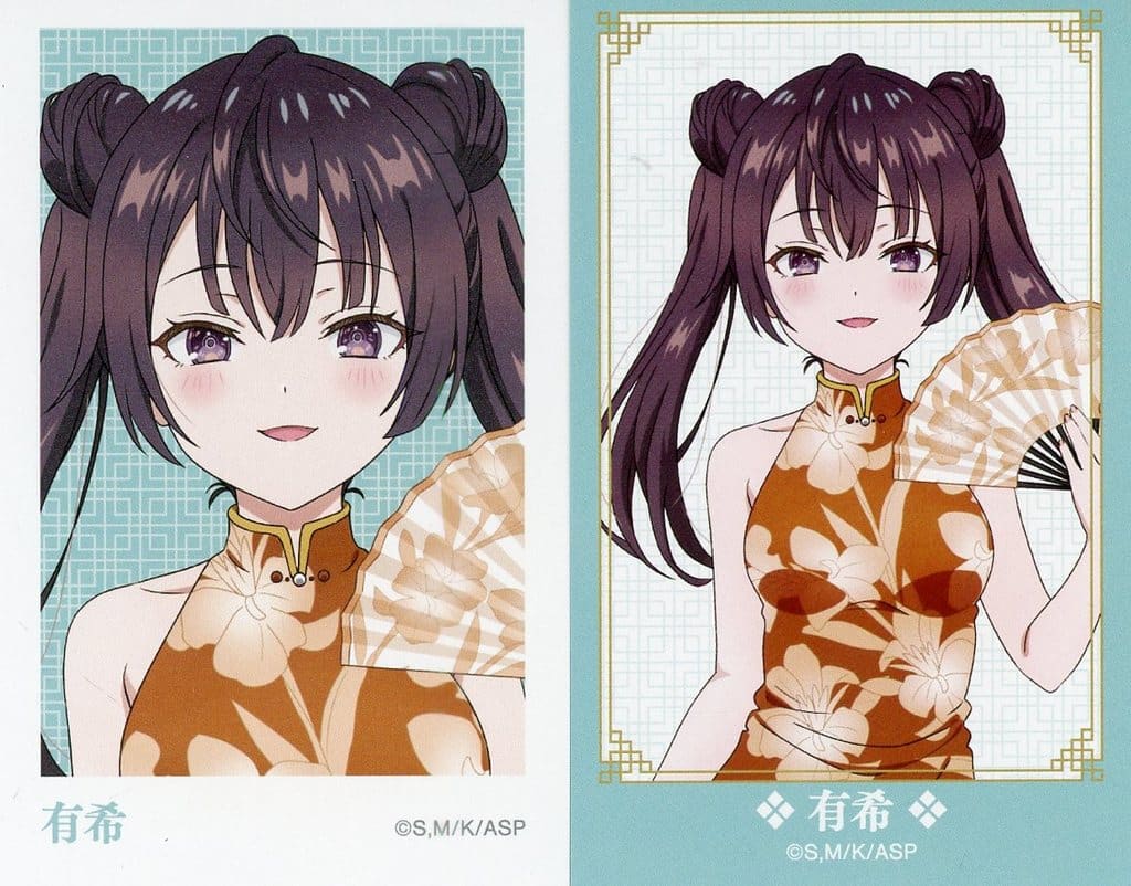 周防有希新插圖旗袍ver.立可拍風格插畫卡2張SET | 雜貨・小配件 | Suruga-ya.com