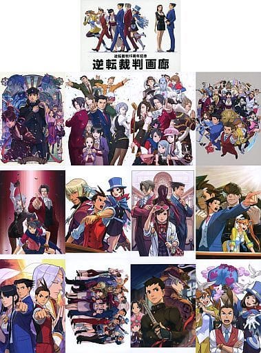 Postcard Collection postcard set (12 Sheets) 「 Ace Attorney 15 th