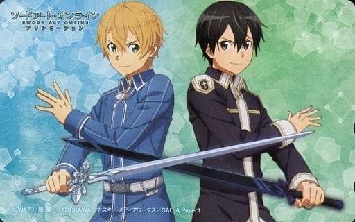 Anime and manga telephone cards Eugeo / Kirito SWORD ART ONLINE  Alicization Dengeki G's Magazine & G's Comic April 2019 issue Mail order  products, Toy Hobby