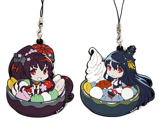 [Kantai Collection ~ KanColle ~] Sweet Girl Rubber Strap 2-Type Set ...