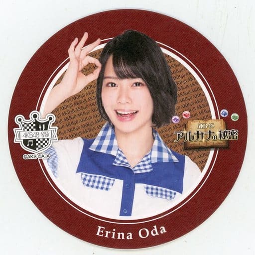 Erina Oda Collaboration Coaster "AKB48 Arcana no Himitsu ×AKB48 CAFE