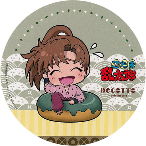 Zenpoji Isaku (Mini Character / Donut) Special Coaster 「 Nintama