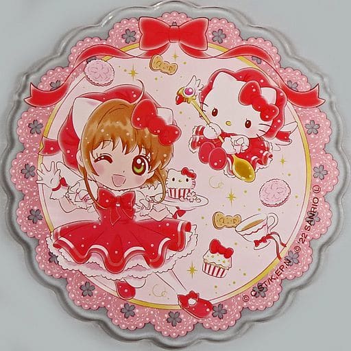 Kinomoto-Zakura & My Melody Cardcaptor Sakura × Sanrio Character  Connector's Acrylic Coaster Lawson ・ Loppi ・ HMV & BOOKS online limited, Goods / Accessories