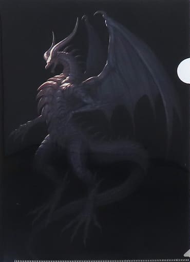 Clear file Key Visual (Bahamut) A4 plastic trasparent file folder ...