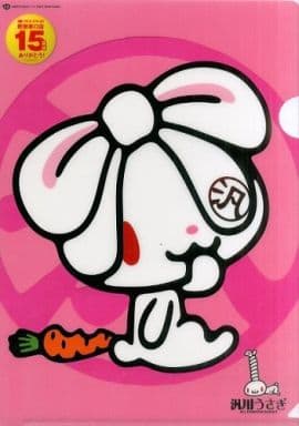 General Purpose Rabbit A4 Original Clear File (Whole body / Pink ...