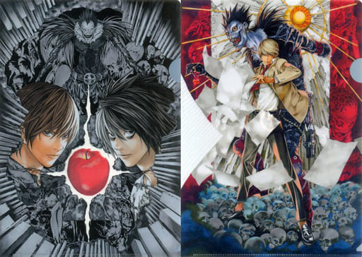 DEATH NOTE A4 Clear File (2-Pack Set) 「 30 th Anniversary Takeshi Obata ...