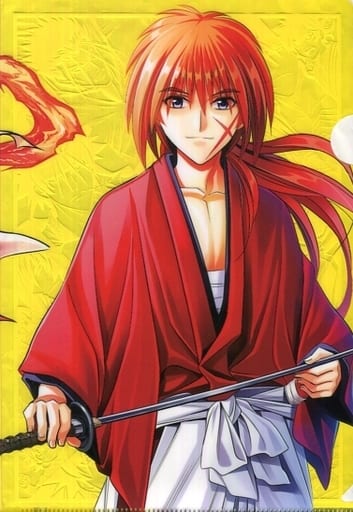 himura kenshin (rurouni kenshin) drawn by mame_moyashi