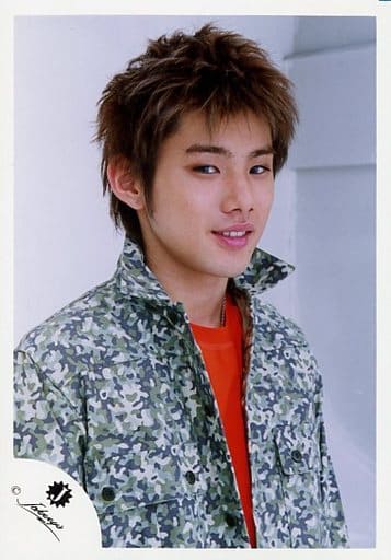 Johnnys Jr. / Yasushi Hashida / Bust up / Costume green / Camouflage ...