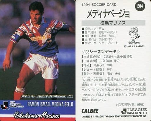 Sports / J. League Player Card / J. League Chips 1994, 3 rd Issue