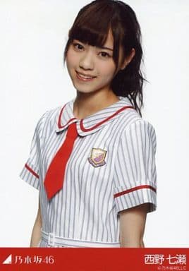 【新品未開封】乃木坂46 西野七瀬 ベースボールシャツ 2016 Mサイズ Tシャツ ホワイト ストライプ