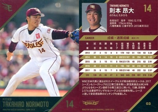 03 [regular card] : Takahiro Norimoto | Toy Hobby | Suruga-ya.com