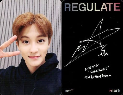 NCT 127 / Mark / CD 「 NCT #127 Regulate 」 Enclosed Special Photo Card ...