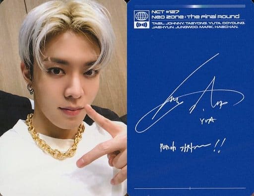 NCT 127 / Yu-ta / Back Side Blue / Print with signature / CD 