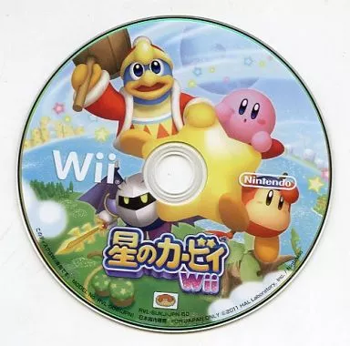 Wii software Kirby's Return to Dream Land (status : disk
